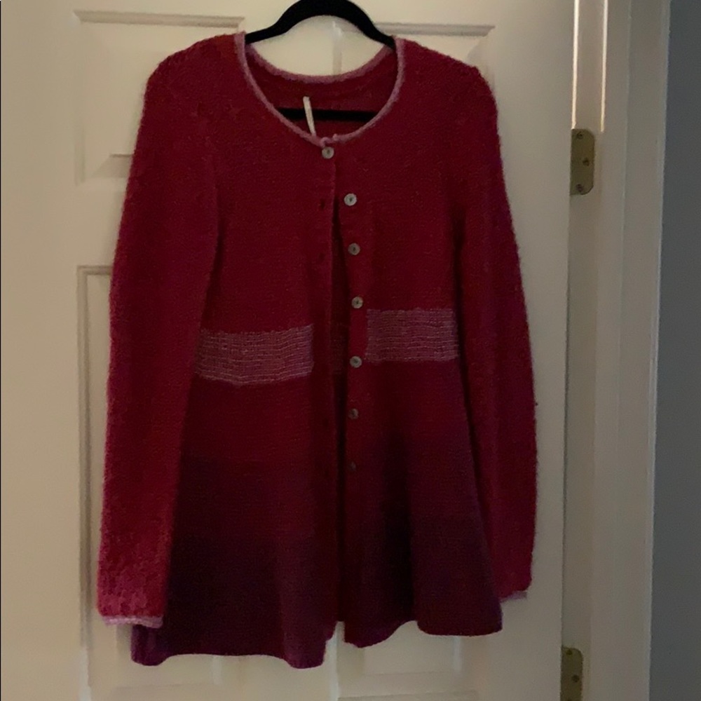 Free people long cardigan